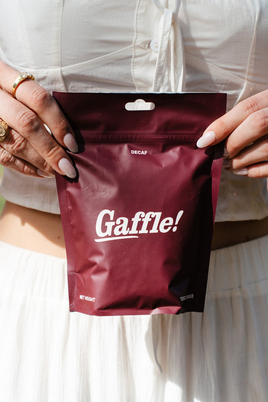 Decaf Blend Beans — back label