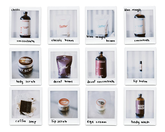 Cold Brew Coffee Concentrate & Caffeine Skincare | Gaffle