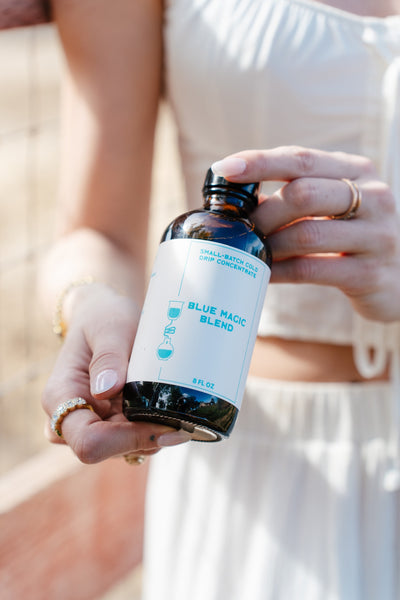 Blue Magic Blend — back label